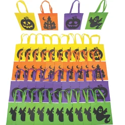 15" X 17" Bulk 180 Pc. Large Iconic Halloween Tote Bags