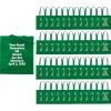 15 X 17 Bulk 300 Pc. Personalized Large Green Nonwoven Tote Bags
