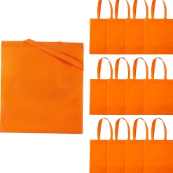 15" X 17" Large Nonwoven Tote Bags - 12 Pc.