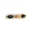 A Blonde And Her Bag - Torrey Ring In Black Onyx / Size 7 / Gold Over Copper Tarnish Resistant