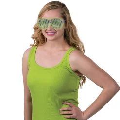 Adult's Bright Color Glow-In-The-Dark Shutter Glasses- 12 Pc.