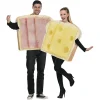 Adult's Ham And Swiss Couples Costumes