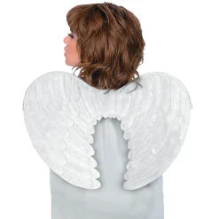 Adult's White Angel Wings