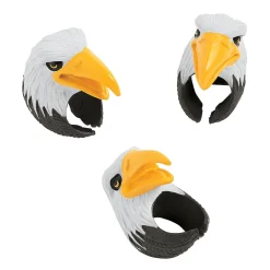 Bald Eagle Finger Puppet Rings - 12 Pc.