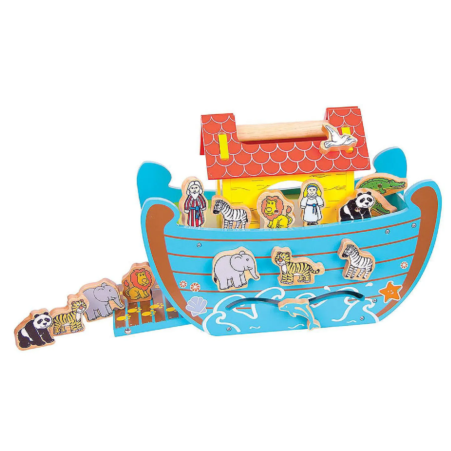 Bigjigs Toys, Wooden Noah's Ark Playset