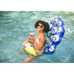 Bigmouth Peacock Saddle Seat Pool Float
