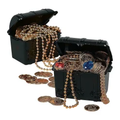 Black Pirate Chests - 12 Pc.