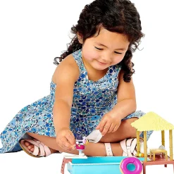 Bluey Pool Playset And Figure 2.5-3 Inch Articulated Figure And Accessories