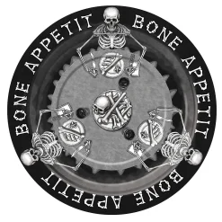 Bone Appetit Paper Dinner Plates - 8 Ct.