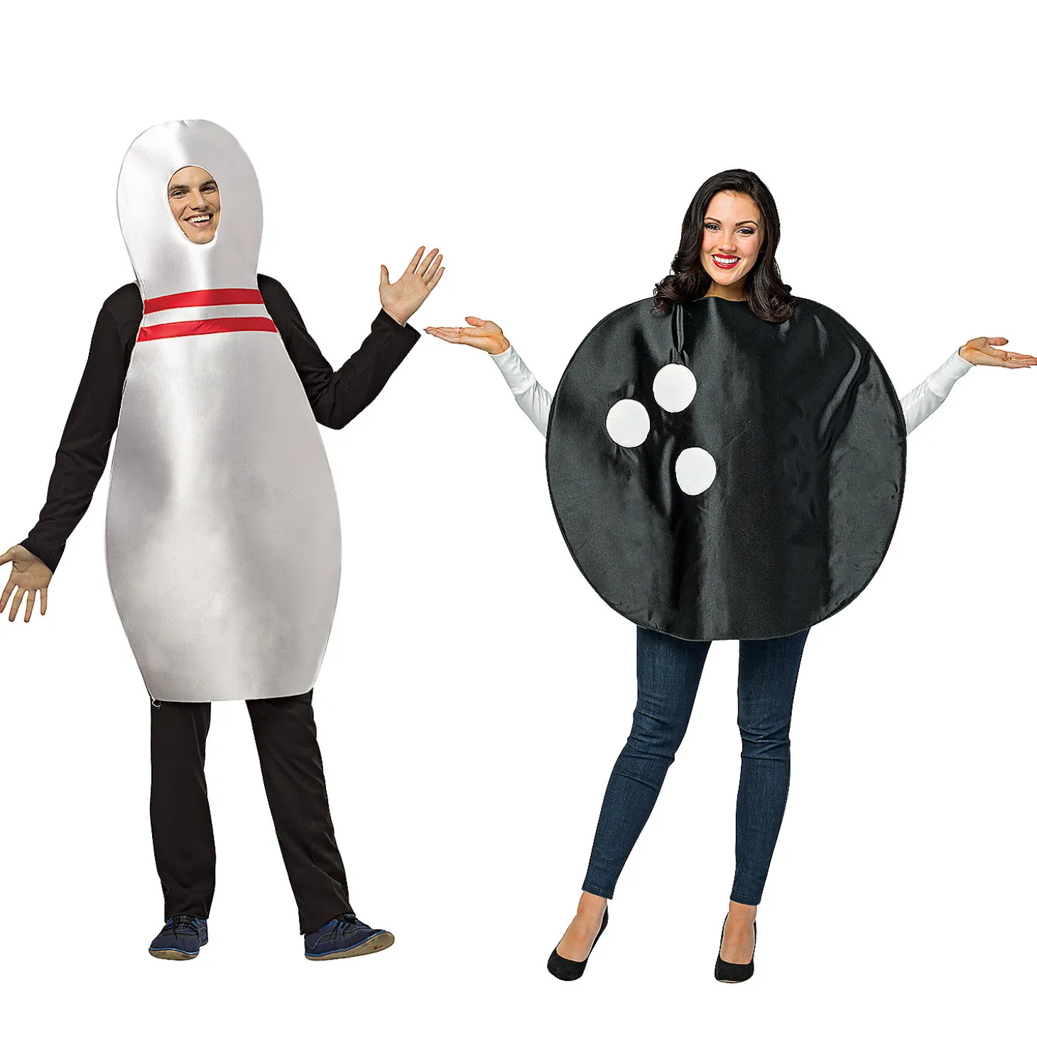 Bowling Ball & Pin Couples Costume