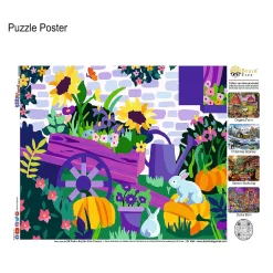 Brain Tree-Backyard 500 Piece Jigsaw Puzzles For Adults19.5