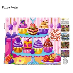 Brain Tree-Cake World 500 Piece Jigsaw Puzzles For Adults19.5