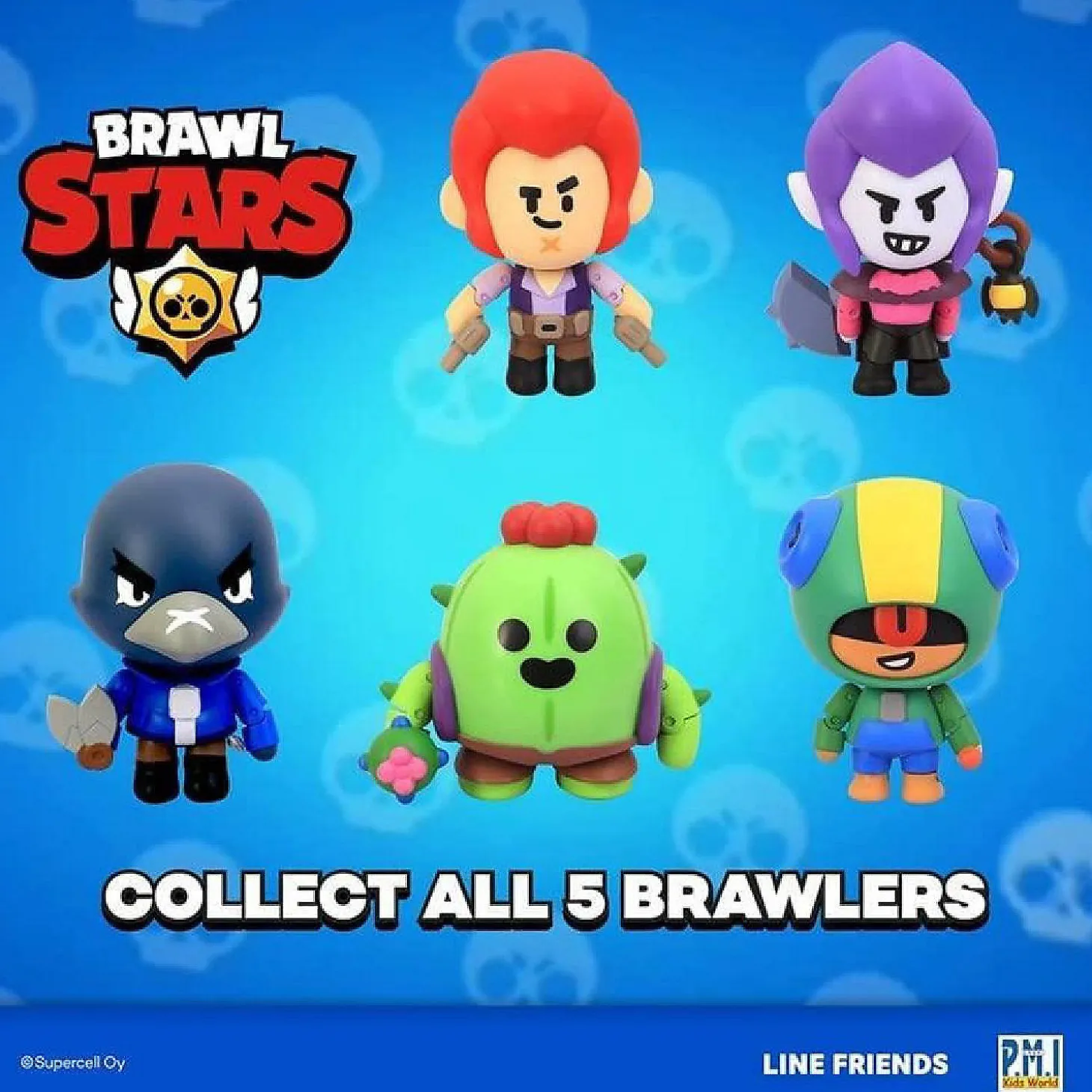Brawl Stars Colt Cowboy With Pistols Tough Guy Brawler Action Figure Pmi International