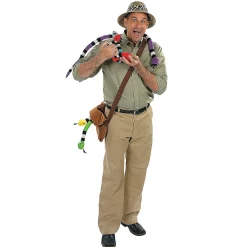 Bright Striped Stuffed Snakes - 12 Pc.