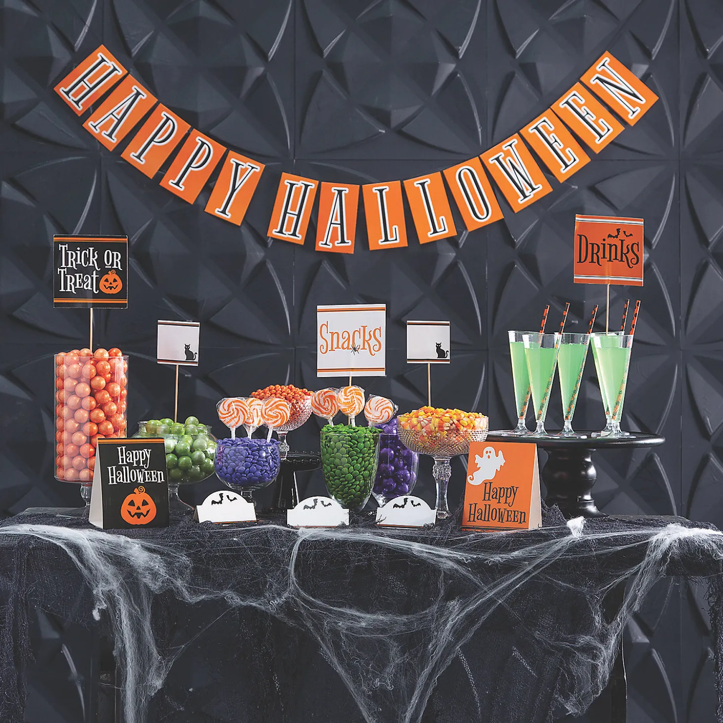 Buffet Table Halloween Decorating Kit