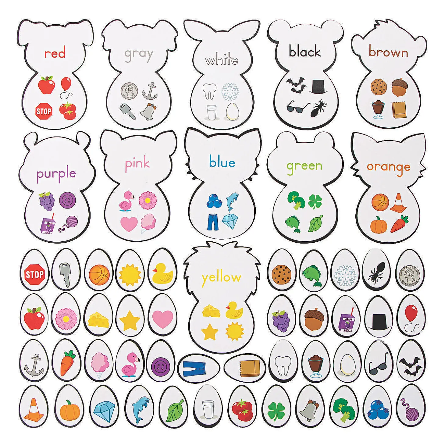 Build An Animal Color Match Game