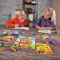 Bulk 48 Boxes Halloween Crayons - 4 Colors Per Box