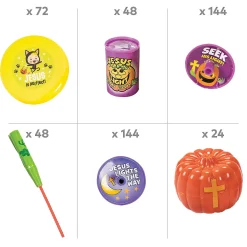 Bulk 288 Pc. Christian Pumpkin Halloween Toy Kit