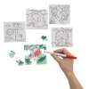 Bulk 50 Pc. Color Your Own Animal Puzzles