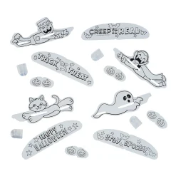 Bulk 48 Pc. Color Your Own Mini Halloween Gliders
