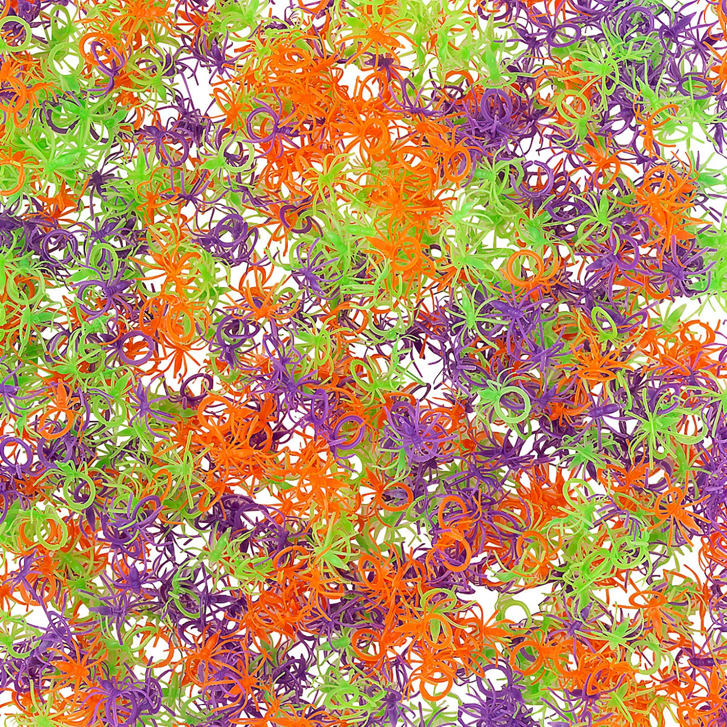 Bulk 2016 Pc. Colorful Halloween Spider Rings