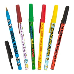 Bulk 72 Pc. Drug Awareness Stick Pen Assortment