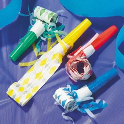 Bulk 72 Pc. Festive Blowouts With Fringe