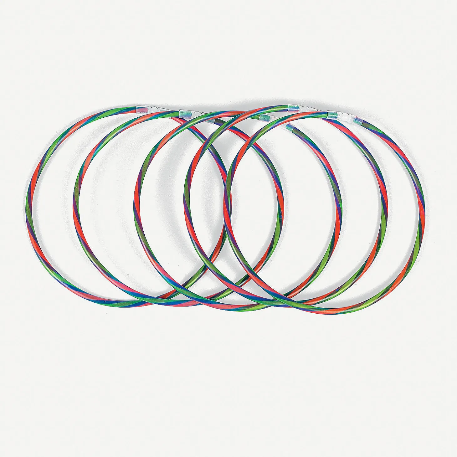 Bulk 50 Pc. Five-Color Glow Swizzle Necklaces