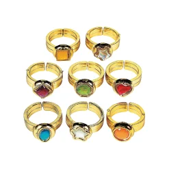 Bulk 144 Pc. Gem Rings