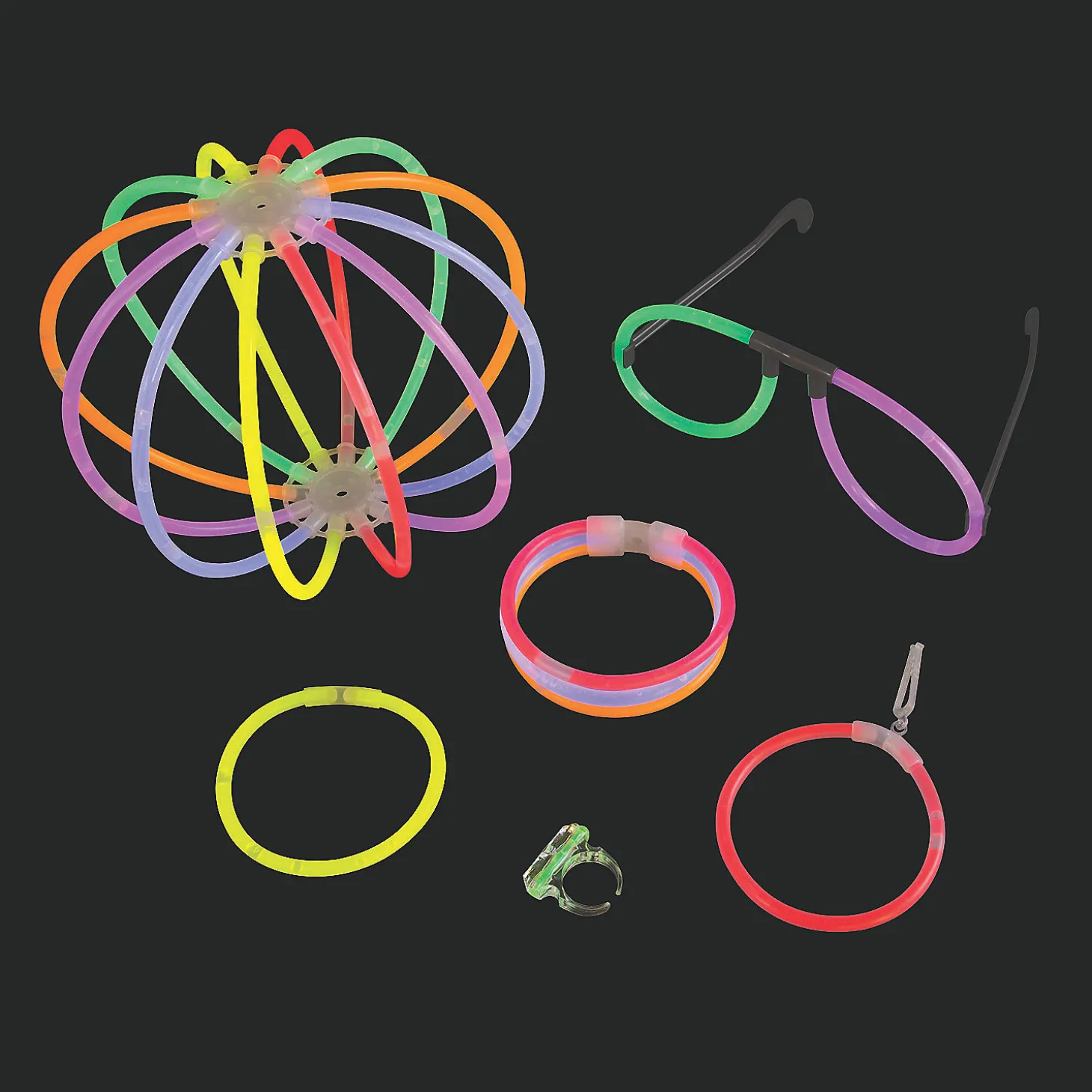 Bulk 102 Pc. Glow Accessories Value Pack