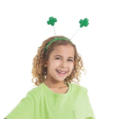 Bulk 60 Pc. Green Glitter Shamrock Head Boppers
