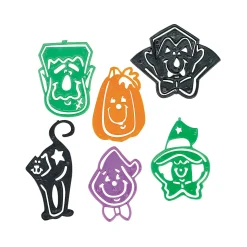 Bulk 144 Pc. Halloween Character Stencil Bookmarks