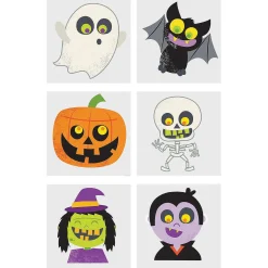 Bulk 72 Pc. Halloween Glitter Temporary Tattoos