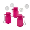 Bulk 48 Pc. Hexagon Pink Mini Bubble Bottles