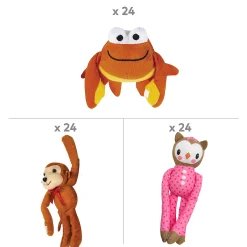 Bulk 72 Pc. Long Arm Stuffed Animal Giveaway Kit