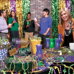 Bulk 144 Pc. Metallic Mardi Gras Bead Necklace Assortment