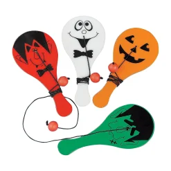 Bulk 48 Pc. Mini Halloween Paddleball Games