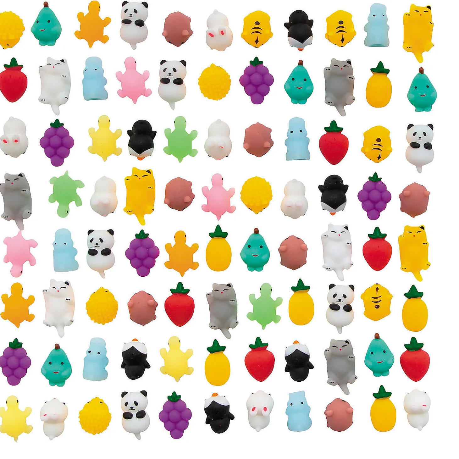 Bulk 96 Pc. Mochi Squishies Character Assortment