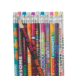 Bulk 240 Pc. Motivational Pencil Assortment With Tub