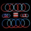 Bulk 500 Pc. Patriotic Glow Stick, Bracelet & Necklace Assortment