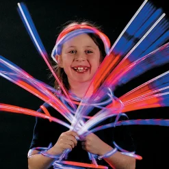 Bulk 500 Pc. Patriotic Glow Stick, Bracelet & Necklace Assortment