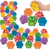 Bulk 48 Pc. Paw Print Stress Toys