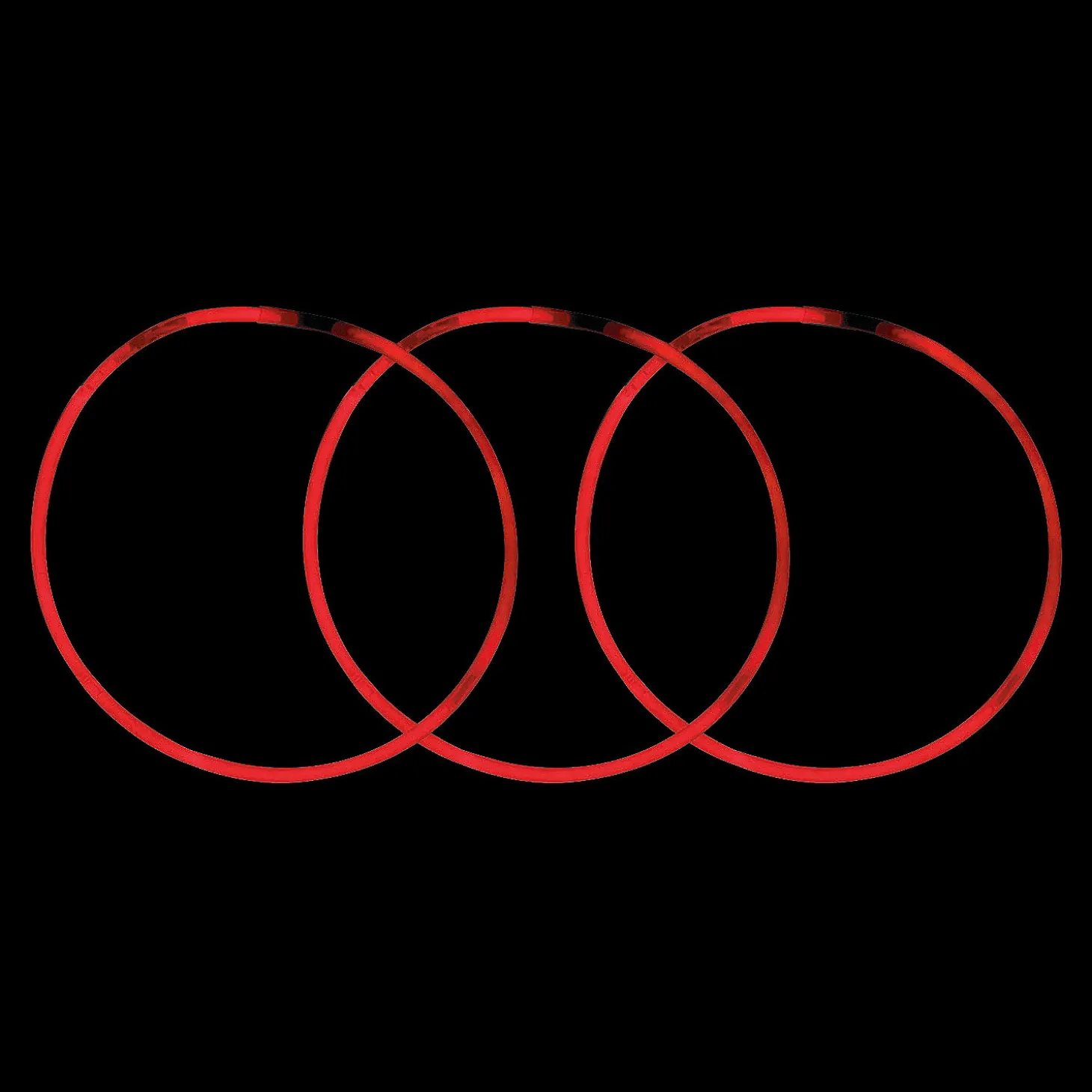 Bulk 50 Pc. Red Glow Necklaces