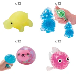 Bulk 60 Pc. Sensory Squishy Toys Assortment