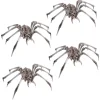 Bulk Giant Skeleton Spider Halloween Decorations - 4 Pc.