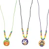 Bulk Halloween Beaded Necklace Craft Kit - Makes 50