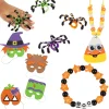 Bulk Halloweendress Up These Bones Craft Kit Assortment - Makes 60