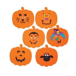Bulk Jumbo Pumpkin Craft Kit - Makes 48