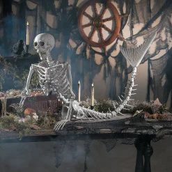 Bulk Life-Size Original Mermaid Skeleton Halloween Decorations - 4 Pc.
