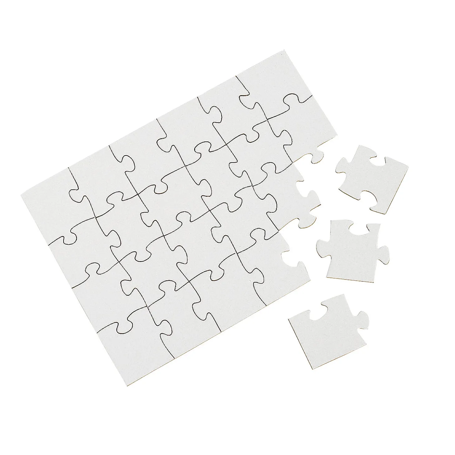 Bulk Set Of 48 Diy Puzzles - 5" X 7"